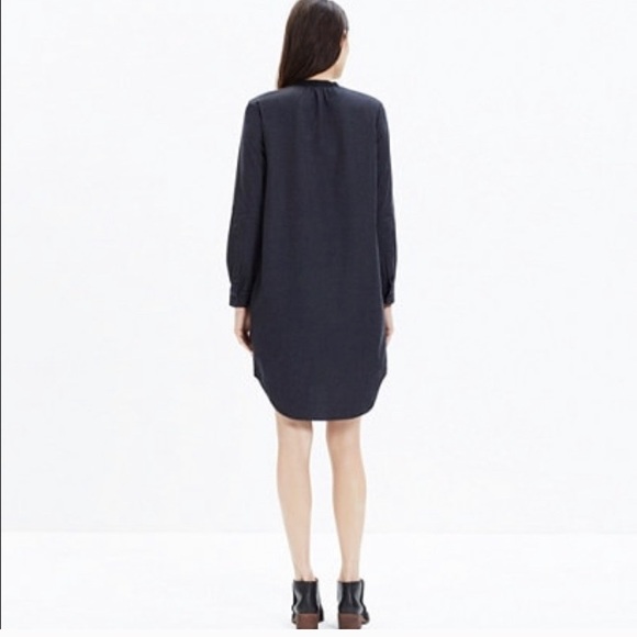 Gray Flannel Latitude Shirt Dress (wool blended) - Picture 2 of 9